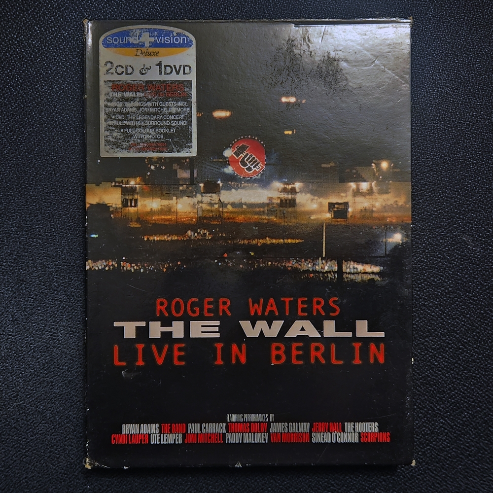 Vintage Roger Waters The Wall Live In Berlin CD + DVD Set